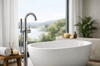 Freestanding Bath Taps That Complete a Retreat