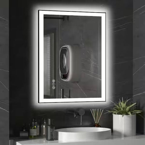 Black Framed Premium LED Mirror