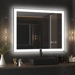 Black Framed Premium LED Mirror