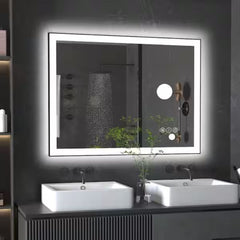 Black Framed Premium LED Mirror