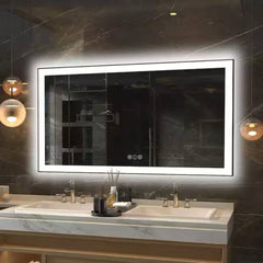 Black Framed Premium LED Mirror