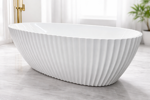 Caroline Fluted Freestanding Bathtub