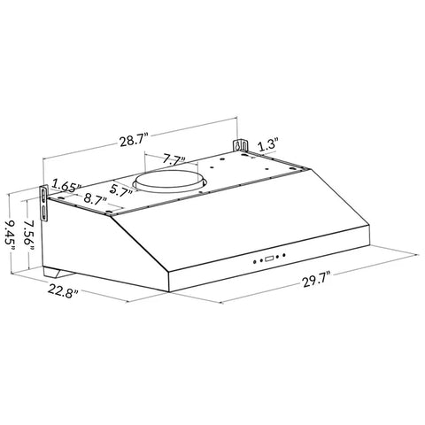 R-3312 Sakura 30" Range Hood