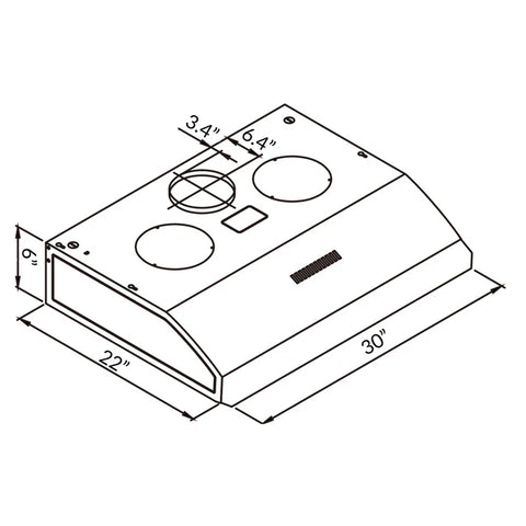 R-727II Series Sakura 30" Range Hood