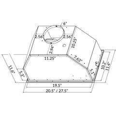 SA-390L Sakura 24" or 30" Range Hood